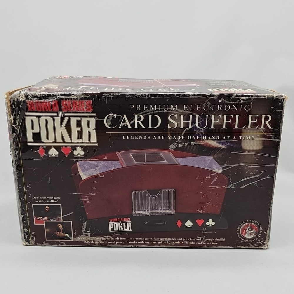 Excalibur World Series Poker Electronic Card Shuffler 425W-WSOP Casino Game